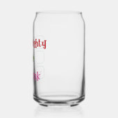 Naughty Nice Drunk Funny Holiday Christmas Blikvorm Glas (Links)