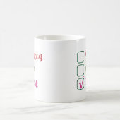 Naughty Nice Drunk Funny Holiday Christmas Mug Koffiemok (Center)