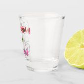 Naughty, Nice, Drunk Holiday Shot Glas (Rechts)