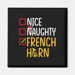 Naughty Nice French Horn - Marching Band Musicus Magneet