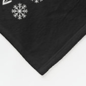 Naughty Nice heeft een poging ondernomen - kerstch Fleece Deken (Hoek)