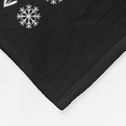 Naughty Nice heeft een poging ondernomen - kerstch Fleece Deken (Hoek)