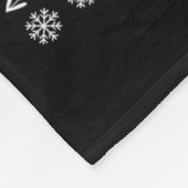 Naughty Nice heeft een poging ondernomen - kerstch Fleece Deken (Hoek)