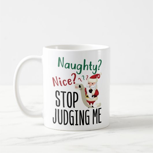 Naughty Nice houdt op me te beoordelen grappige ke Koffiemok (Links)