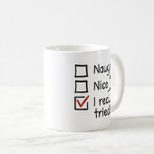 Naughty Nice I Echt geprobeerd Koffiemok (Voorkant rechts)