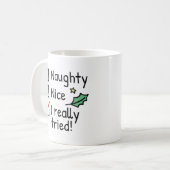 Naughty Nice I Echt geprobeerd Koffiemok (Voorkant links)