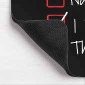 Naughty Nice I Plead The Fifth Funny Ugly Christma Muismat (Hoek)