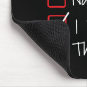 Naughty Nice ik geef leiding aan de vijfde grappig Muismat (Hoek)