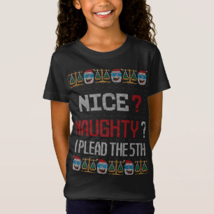 Naughty Nice ik heb de vijfde advocaat met lelijke T-shirt
