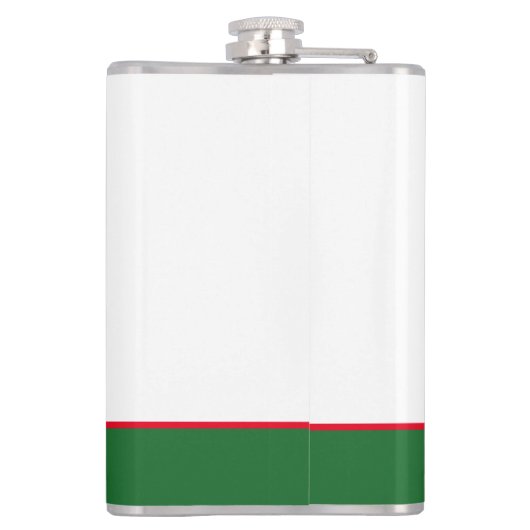 Naughty, Nice, ik heb geprobeerd - Grappig kerstci Heupfles (Achterkant)