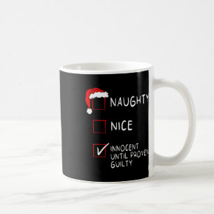 Naughty Nice Innocent tot Guilty Xmas Mannen Vrouw Koffiemok