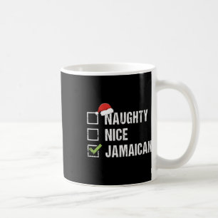Naughty Nice Jamaican Santa Hat Kerstcadeau Koffiemok