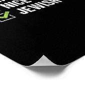 Naughty Nice Jewish Santa Christmas   Poster (Hoek)