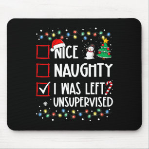 Naughty Nice List blijft zonder toezicht Muismat