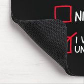 Naughty Nice List Was Left Unsupervised Christmas Muismat (Hoek)