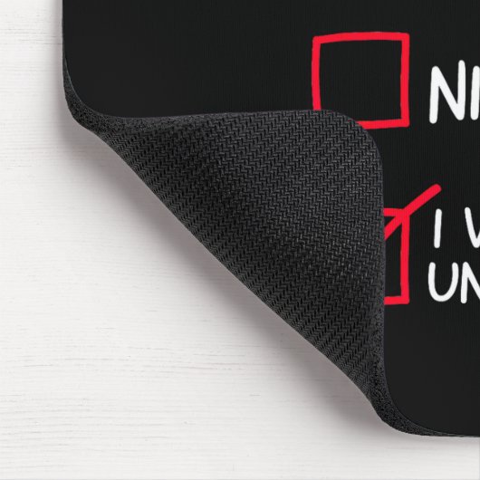 Naughty Nice List Was Left Unsupervised Christmas  Muismat (Hoek)