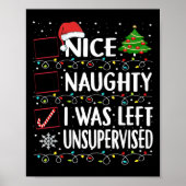 Naughty Nice List werd verlaten zonder toezicht Ma Poster (Voorkant)