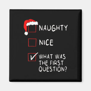 Naughty Nice List What was the Vraag Man Women Magneet