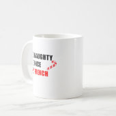 Naughty Nice, Mok met kerstontwerpkoffie in Frankr (Voorkant links)