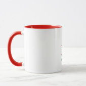 Naughty Nice Mostly Naughty Elf Funny Xmas Mug Mok (Links)