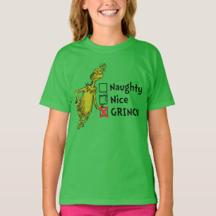 Naughty, Nice of Grinch Quote T-shirt