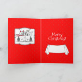 Naughty & Nice Old English Sheepdogs (grijs 1) Kaart (Binnen)