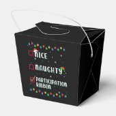 Naughty Nice Participation Ribbon Medal Funny Bedankdoosjes (Achterkant)