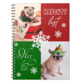 Naughty & Nice Pugs Notitieboek (Voorkant)
