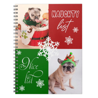 Naughty & Nice Pugs Notitieboek