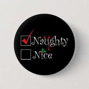 Naughty Nice Ronde Button 5,7 Cm
