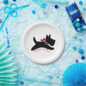 Naughty & Nice Scottie Dog Papieren Bordje (Feest)