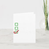 Naughty Nice Whatever, Cool Christmas Funny Quotes Kaart (Voorkant)