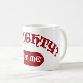 Naughty not Me Funny Holiday Kerstkerstkerstliefde Koffiemok (Voorkant rechts)