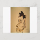 Naughty Nurse Briefkaart (Voorkant)