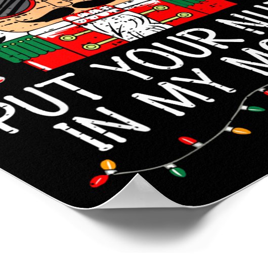 Naughty Nutcracker Put Your Nuts In My Mouth Chris Poster (Hoek)