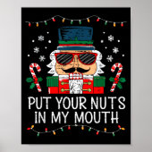 Naughty Nutcracker Put Your Nuts In My Mouth Chris Poster (Voorkant)