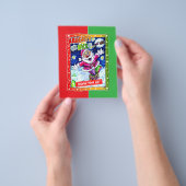 Naughty of aardig, kies uw lijst flyer (Hand)