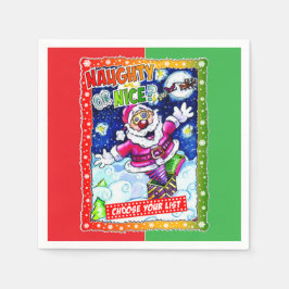 Naughty of aardig, kies uw lijst servet