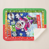 Naughty of aardig, kies uw lijst sherpa deken (Voorkant (horizontaal))