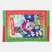 Naughty of aardig, kies uw lijst theedoek (Horizontaal)