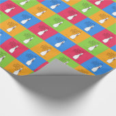 Naughty of aardig? Sarcastic Snowman Cadeaupapier (Hoek)