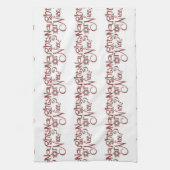 **NAUGHTY OF NIC** CHRISTMAS KITCHEN TOWEL SPARKLE THEEDOEK (Verticaal)