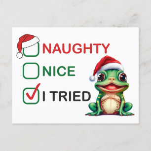Naughty of Nice Briefkaart