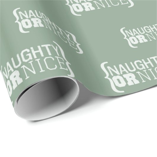 Naughty of Nice Cadeaupapier (Rol Hoek)