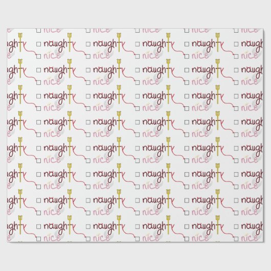 Naughty of Nice Cadeaupapier (Vlak)