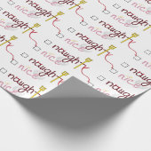 Naughty of Nice Cadeaupapier (Hoek)