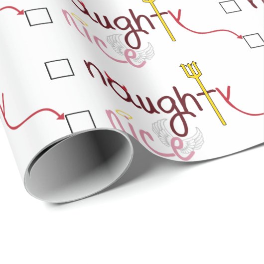 Naughty of Nice Cadeaupapier (Rol Hoek)