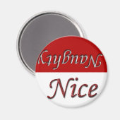 Naughty of Nice dit feestelijke seizoen Magnet (Voorkant / Achterkant)
