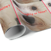 Naughty of Nice? - Giftwrap Cadeaupapier (Rol Hoek)