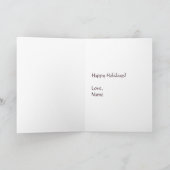 Naughty of Nice Holiday Folkkaart Kaart (Binnen)